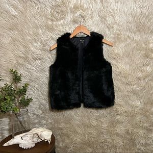 Buy 3 for $15 - Girls' Black Faux Fur Vest